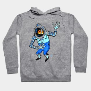 Fish in Land Suit Hoodie